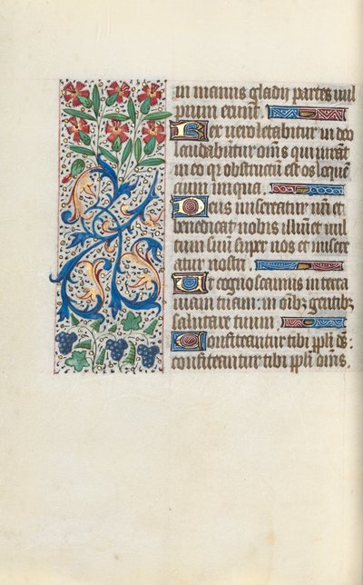Timebok Bruk av Rouen: fol. 138v, ca. 1470. av Master of the Geneva Latini