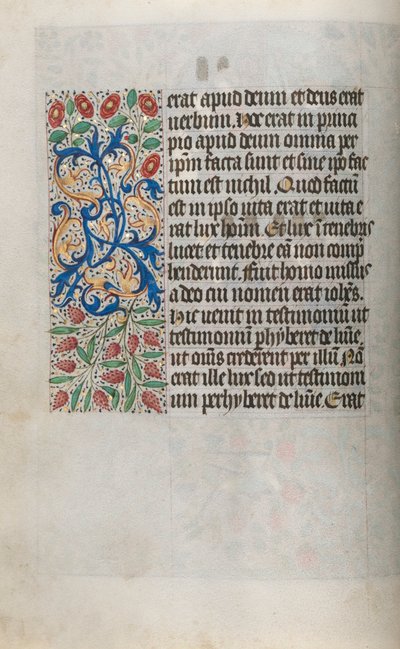 Timebok Bruk av Rouen: fol. 13v, c. 1470. av Master of the Geneva Latini