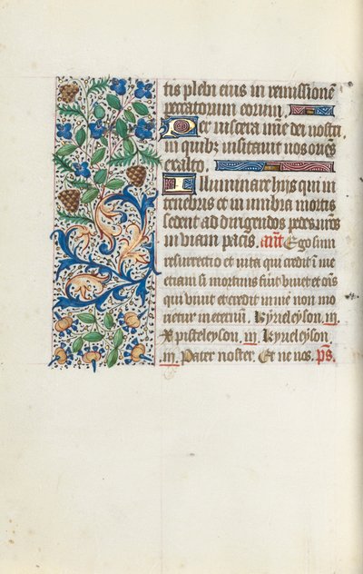 Timebok Bruk av Rouen: fol. 144v, ca. 1470. av Master of the Geneva Latini