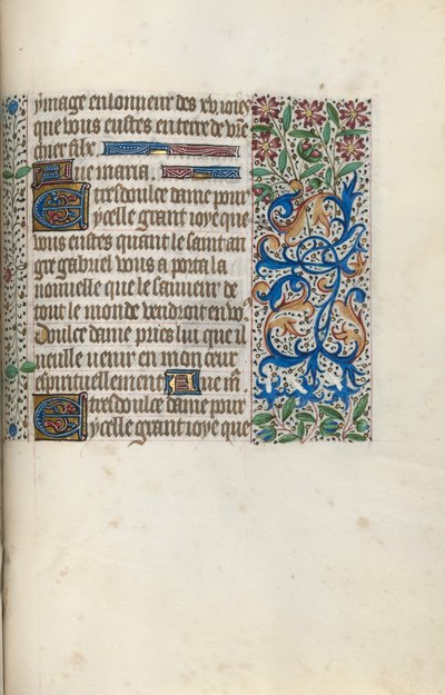 Timebok Bruk av Rouen: fol. 147r, ca. 1470. av Master of the Geneva Latini