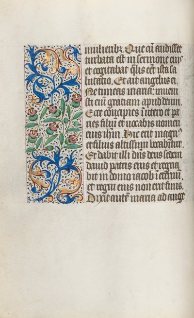 Timebok Bruk av Rouen: fol. 15v, c. 1470. av Master of the Geneva Latini