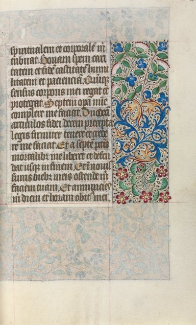 Timebok Bruk av Rouen: fol. 22r, c. 1470. av Master of the Geneva Latini
