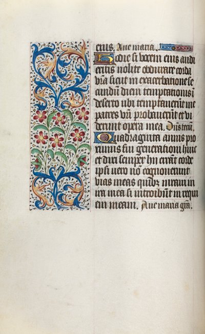 Timebok Bruk av Rouen: fol. 29v, ca. 1470. av Master of the Geneva Latini