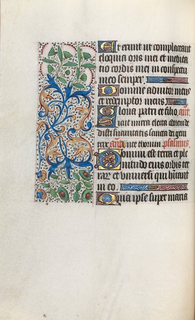 Timebok Bruk av Rouen: fol. 33v, c. 1470. av Master of the Geneva Latini