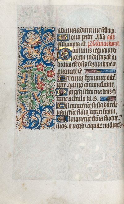 Timebok Bruk av Rouen: fol. 39b, c. 1470. av Master of the Geneva Latini