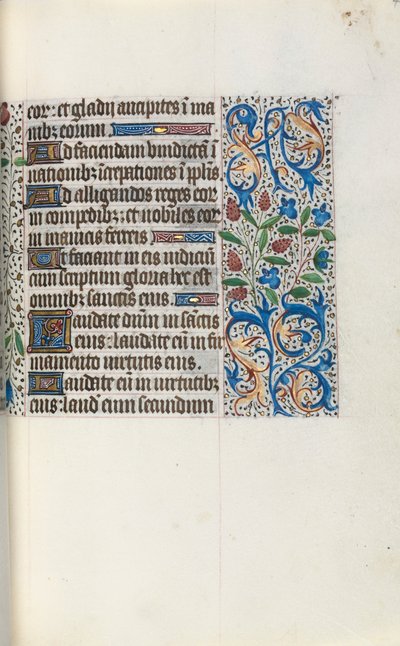 Timebok Bruk av Rouen: fol. 46r, c. 1470. av Master of the Geneva Latini