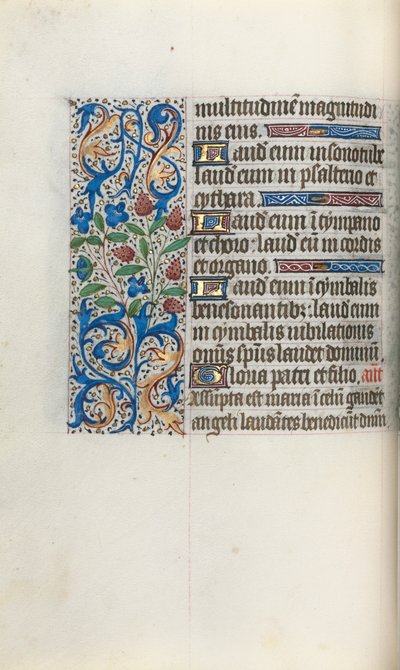 Timebok Bruk av Rouen: fol. 46v, ca. 1470. av Master of the Geneva Latini