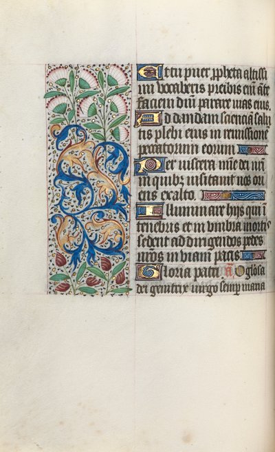 Timebok Bruk av Rouen: fol. 48v, ca. 1470. av Master of the Geneva Latini