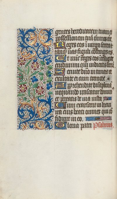 Timebok Bruk av Rouen: fol. 58v, ca. 1470. av Master of the Geneva Latini