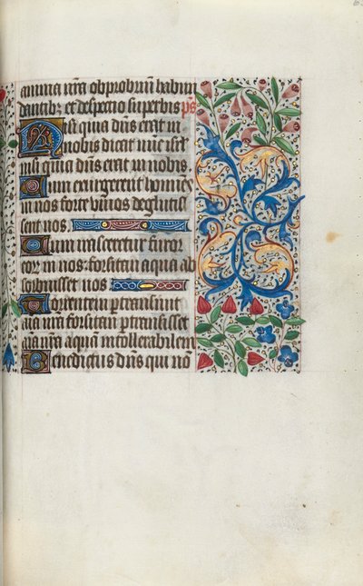 Timebok Bruk av Rouen: fol. 65r, ca. 1470. av Master of the Geneva Latini