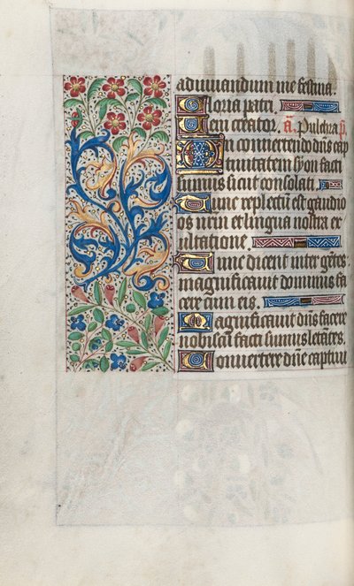 Timebok Bruk av Rouen: fol. 67v, ca. 1470. av Master of the Geneva Latini