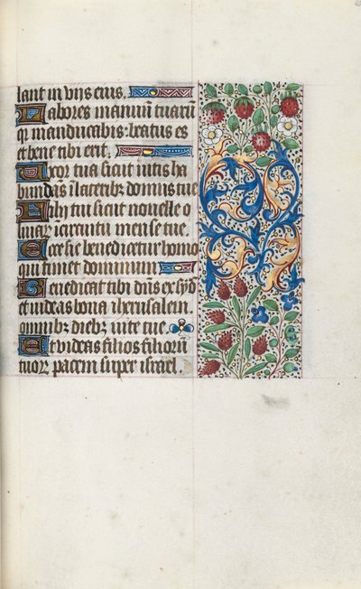 Timebok Bruk av Rouen: fol. 69r, ca. 1470. av Master of the Geneva Latini