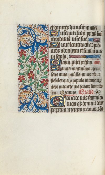 Timebok Bruk av Rouen: fol. 74v, ca. 1470. av Master of the Geneva Latini