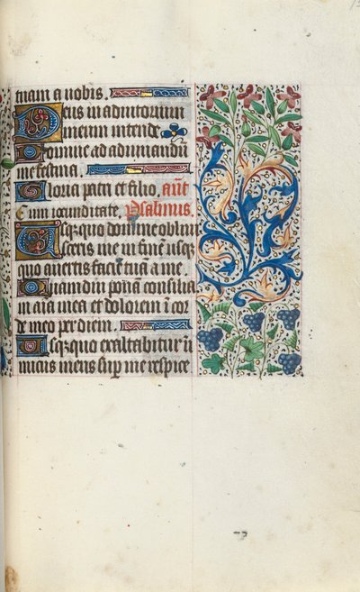 Timebok Bruk av Rouen: fol. 75r, ca. 1470. av Master of the Geneva Latini