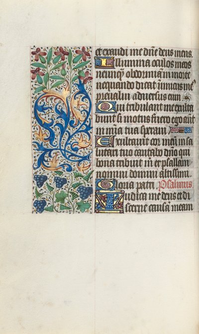 Timebok Bruk av Rouen: fol. 75v, ca. 1470. av Master of the Geneva Latini