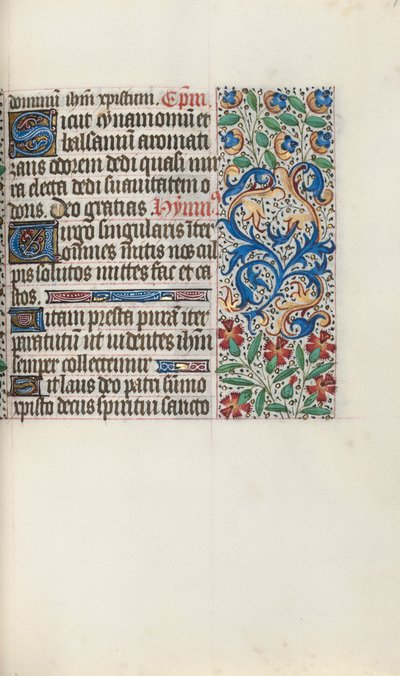 Timebok Bruk av Rouen: fol. 78r, ca. 1470. av Master of the Geneva Latini