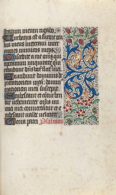 Timebok Bruk av Rouen: fol. 81r, ca. 1470. av Master of the Geneva Latini