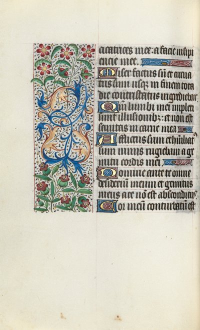 Timebok Bruk av Rouen: fol. 83v, ca. 1470. av Master of the Geneva Latini