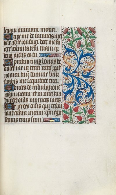 Timebok Bruk av Rouen: fol. 92r, ca. 1470. av Master of the Geneva Latini