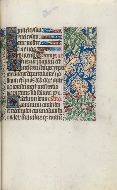 Timebok Bruk av Rouen: fol. 96r, ca. 1470. av Master of the Geneva Latini