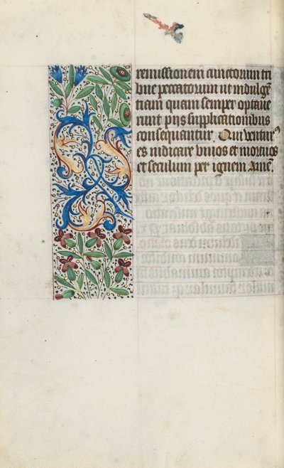 Timebok Bruk av Rouen: fol. 96v, ca. 1470. av Master of the Geneva Latini