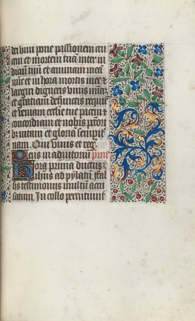 Timebok Bruk av Rouen: fol. 97r, ca. 1470. av Master of the Geneva Latini