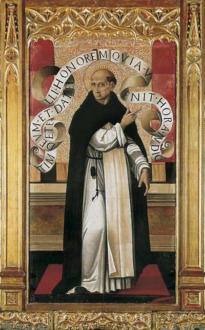 Saint Vincent Ferrer (1350-1419) (maleri) av Master of the Grifo