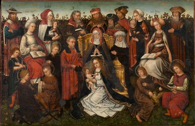 The Family of St. Anne, ca. 1500-10 (olje på panel) av Master of the Holy Family of St. Anne