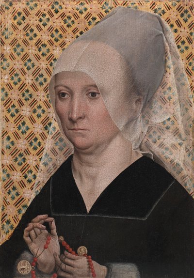 Portrett av en kvinne, ca. 1490-1495. av Master of the Holy Kinship