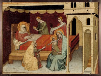 Altertavle av Mesteren til døperen Johannes, ca. 1350 (maleri) av Master of the Life of Saint John the Baptist