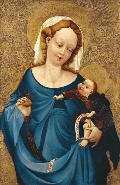 Madonna med blekkhuset, ca 1430 av Master of the Middle Rhine