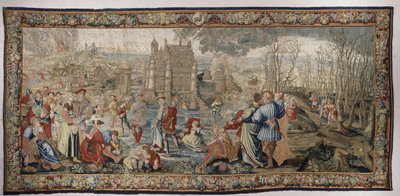Winter, fra Seasons of Lucas-serien, ca. 1535 (ull og silke) av Master of the Months of Lucas Master of the Months of Lucas