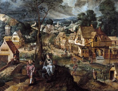 Fly til Egypt av Master of the Prodigal Son