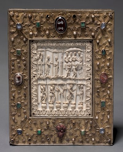Bokformet relikvieskrin, ca. 1000 av Master of the Registrum Gregorii