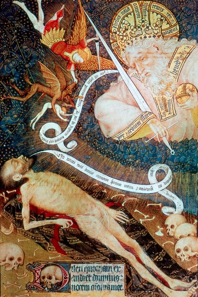 The Judgment of Death, tidlig på 1400-tallet av Master of the Rohan Hours