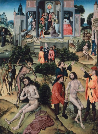 Scener fra Jobs liv av Master of the St. Barbara Legend