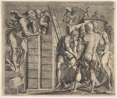 Cadmus Founding Theben, ca. 1543-44. av Master of the Story of Cadmus