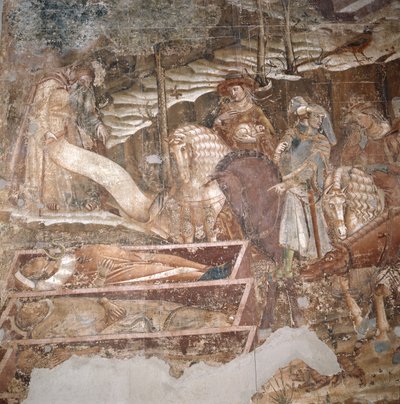 Dødens triumf (detalj av 34572) av Master of the Triumph of Death