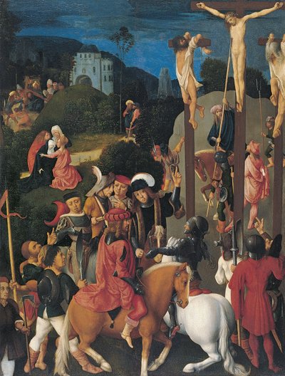 Korsfestelsen av Master of the Virgo Inter Virgines