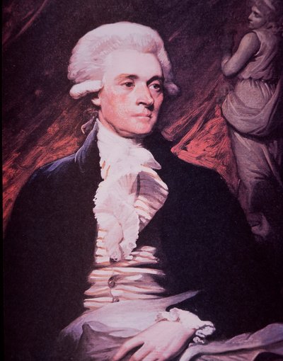 Thomas Jefferson som USAs ambassadør i Frankrike av Mather (after) Brown