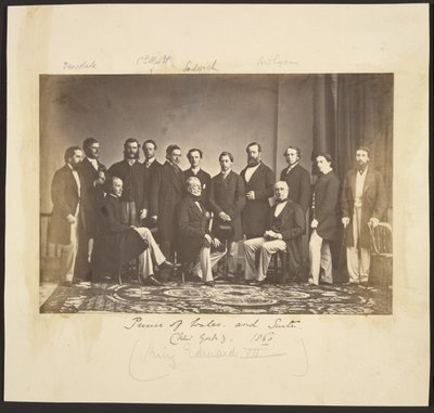 Prinsen av Wales og følge (New York), 1860 av Mathew B. Brady