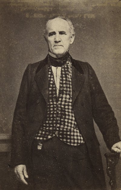 Sam Houston, ca. 1860-65 (albumin sølvtrykk) av Mathew B. Brady