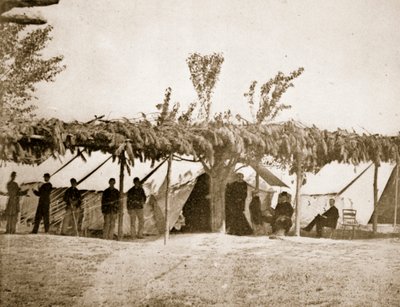 General Hospital, City Point, 1861-65 av Mathew B. Brady