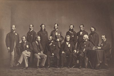 [Medlemmer av New York Sanitary Commission], ca. 1860. av Mathew Brady