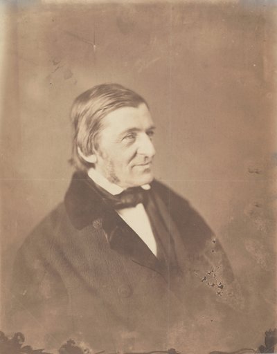 Ralph Waldo Emerson, ca. 1856. av Mathew Brady