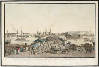 St. Petersburgs første jubileum feiret byens hundreårsjubileum i mai 1803, 1804 av Mathias Gabriel Lory