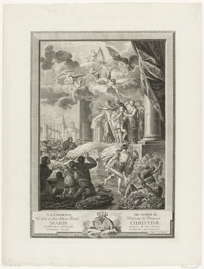 Nåde av keiser Joseph II til protestantene, 1783 La Clemence de Joseph II (tittel på objekt) av Mathias de Sallieth