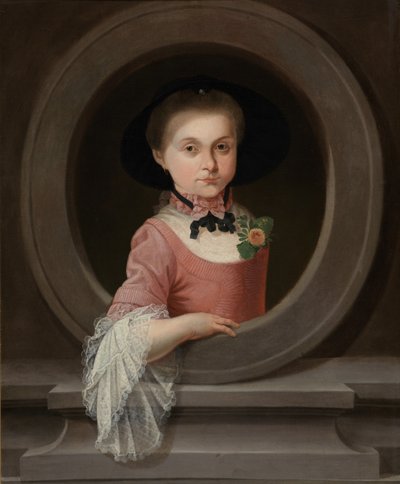 Portrett av en jente (olje på lerret) av Mathias de Visch