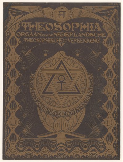 Forsidemagasinet Theosophia av Mathieu Lauweriks