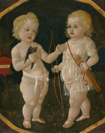 To Putti, 14901510. av Matteo di Giovanni